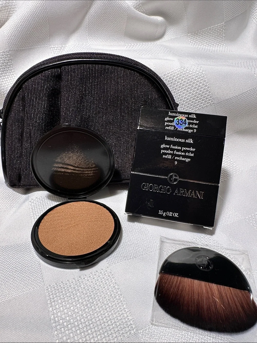 Giorgio Armani Makeup Set in Black and Warm Beige
